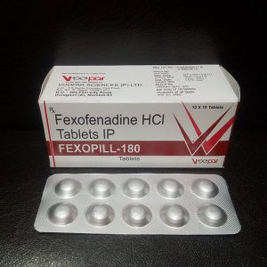 voopar sciences,fexofenadine, fexopill 180,pcd franchise, 3rd party products