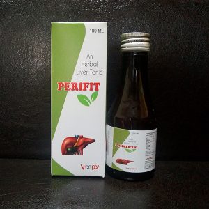 perifit 100ml, liver tonic, ayurvedic product, voopar sciences, pcd pharma franchise, oral liquids, suspensions